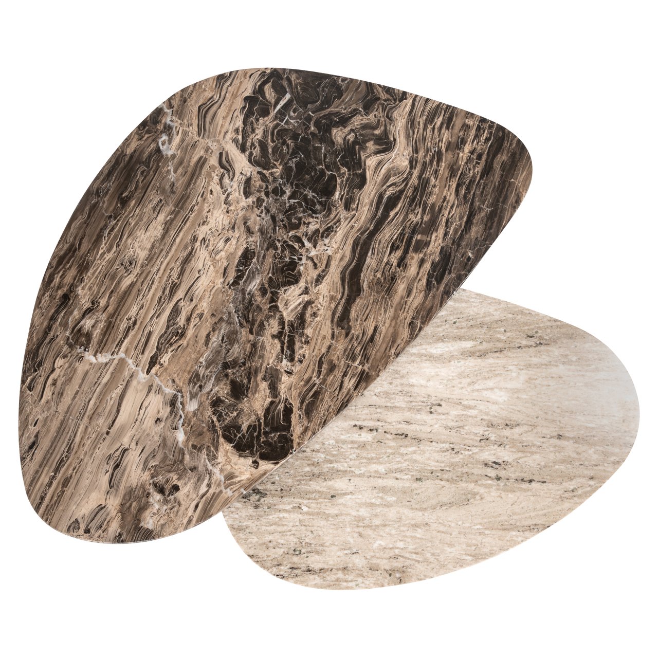 Salontafel Nazario Brown (set Of 2)