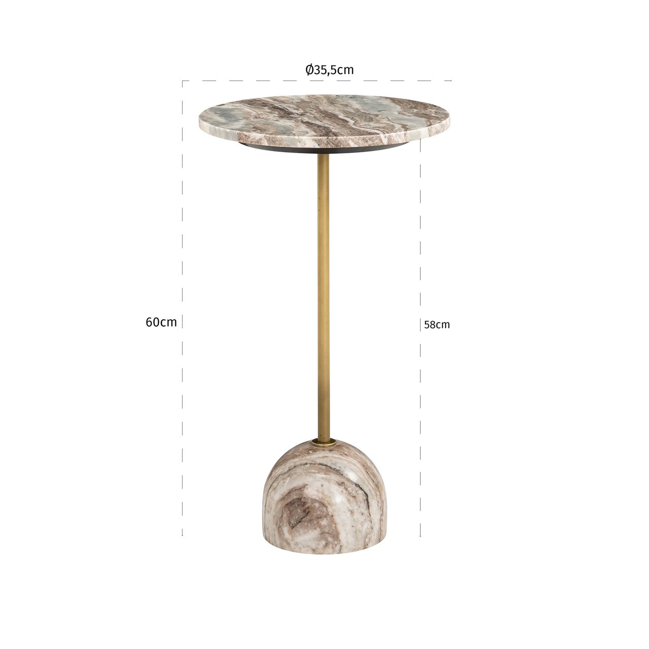 End table Kobe sand