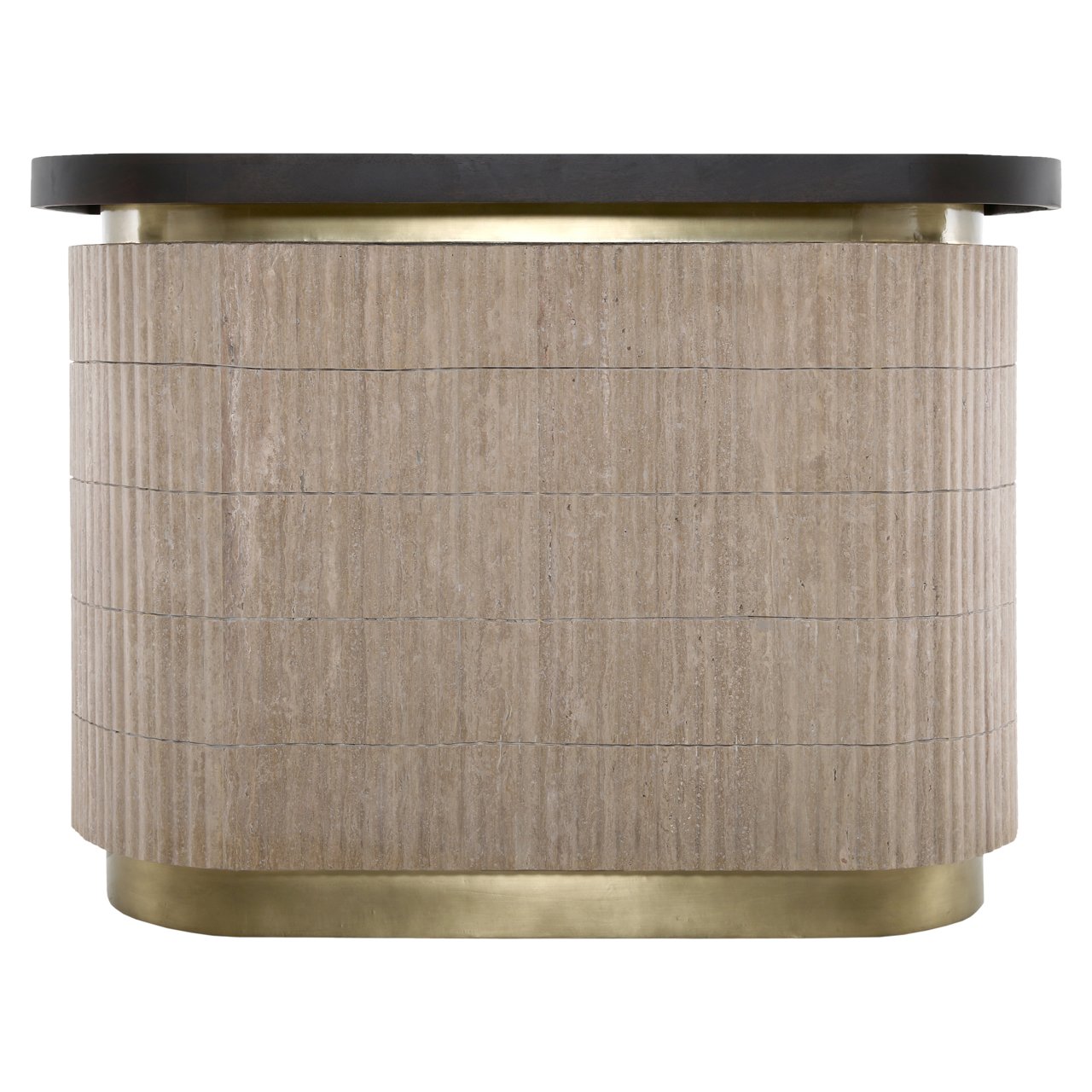 Richmond Interiors Bartafel Martini Travertin Hout Beige — home bar woonkamer