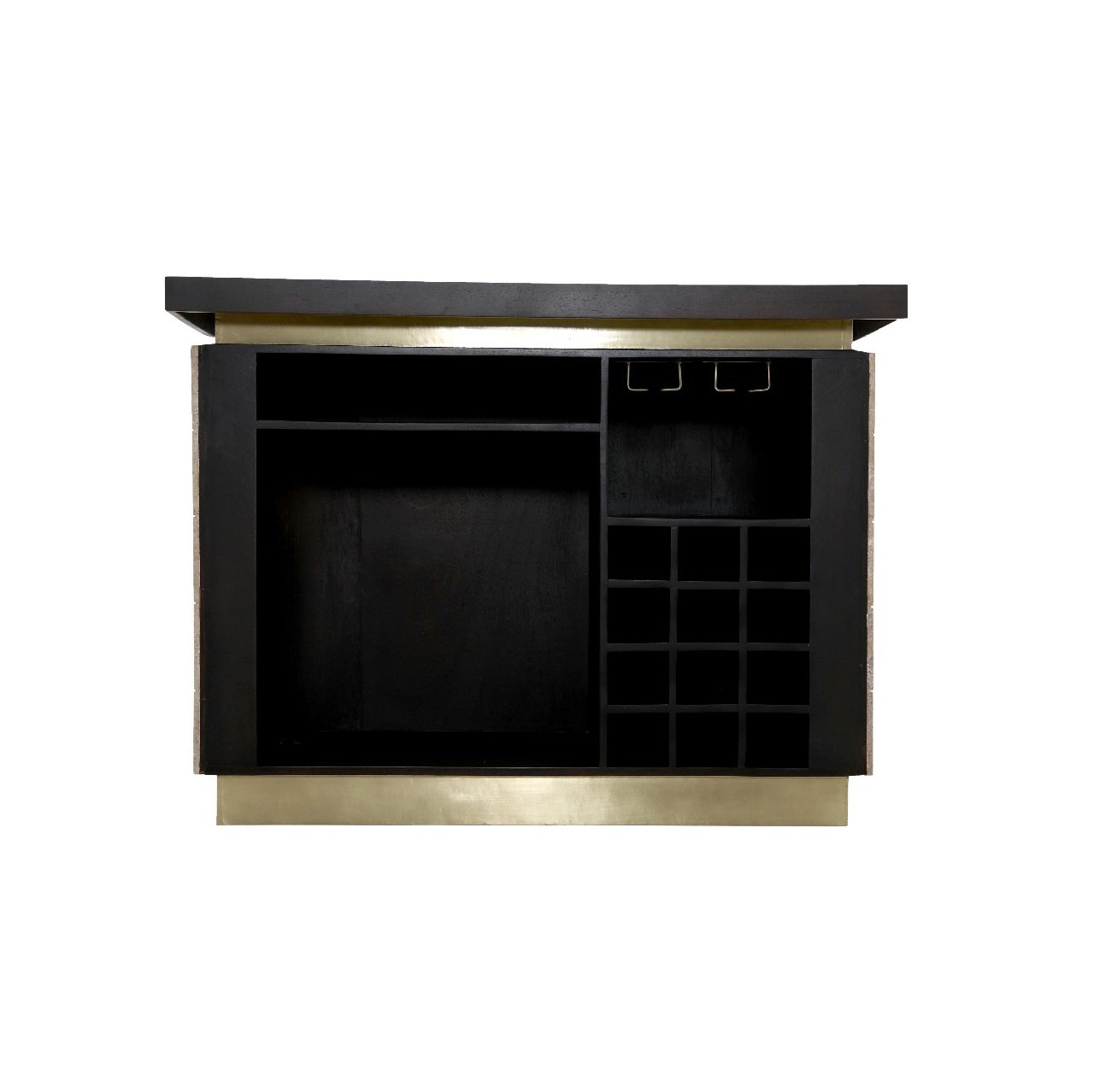 Richmond Interiors Bartafel Martini Travertin Hout Beige — home bar woonkamer