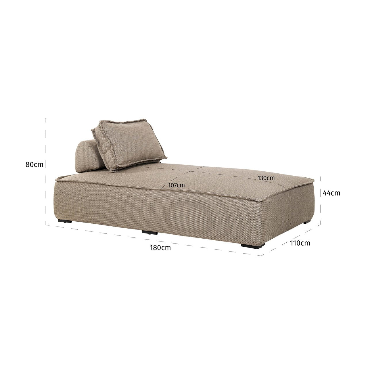 Outdoor Dagbed Jondal Taupe