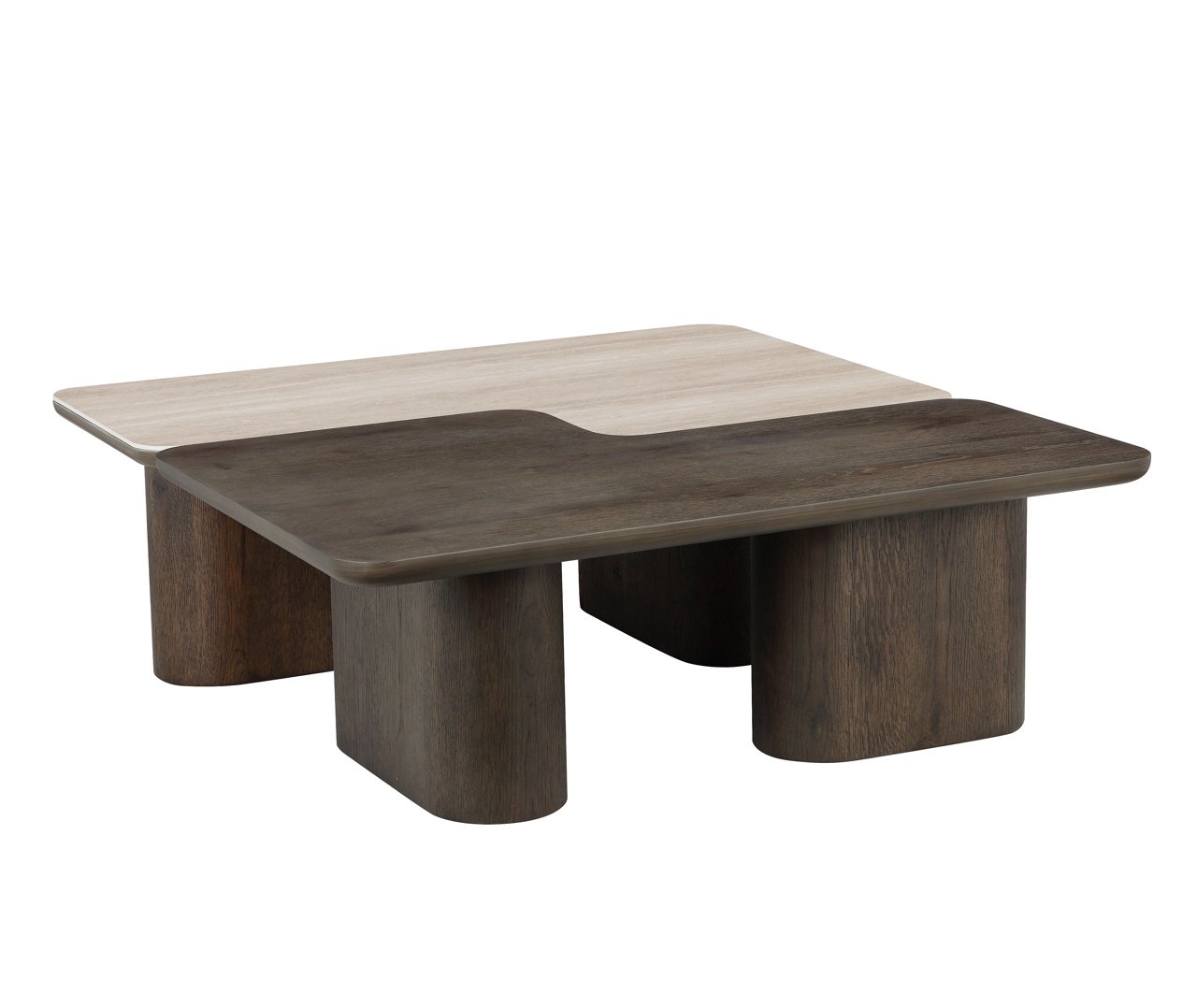 Salontafel Nando Brown (set Of 2)