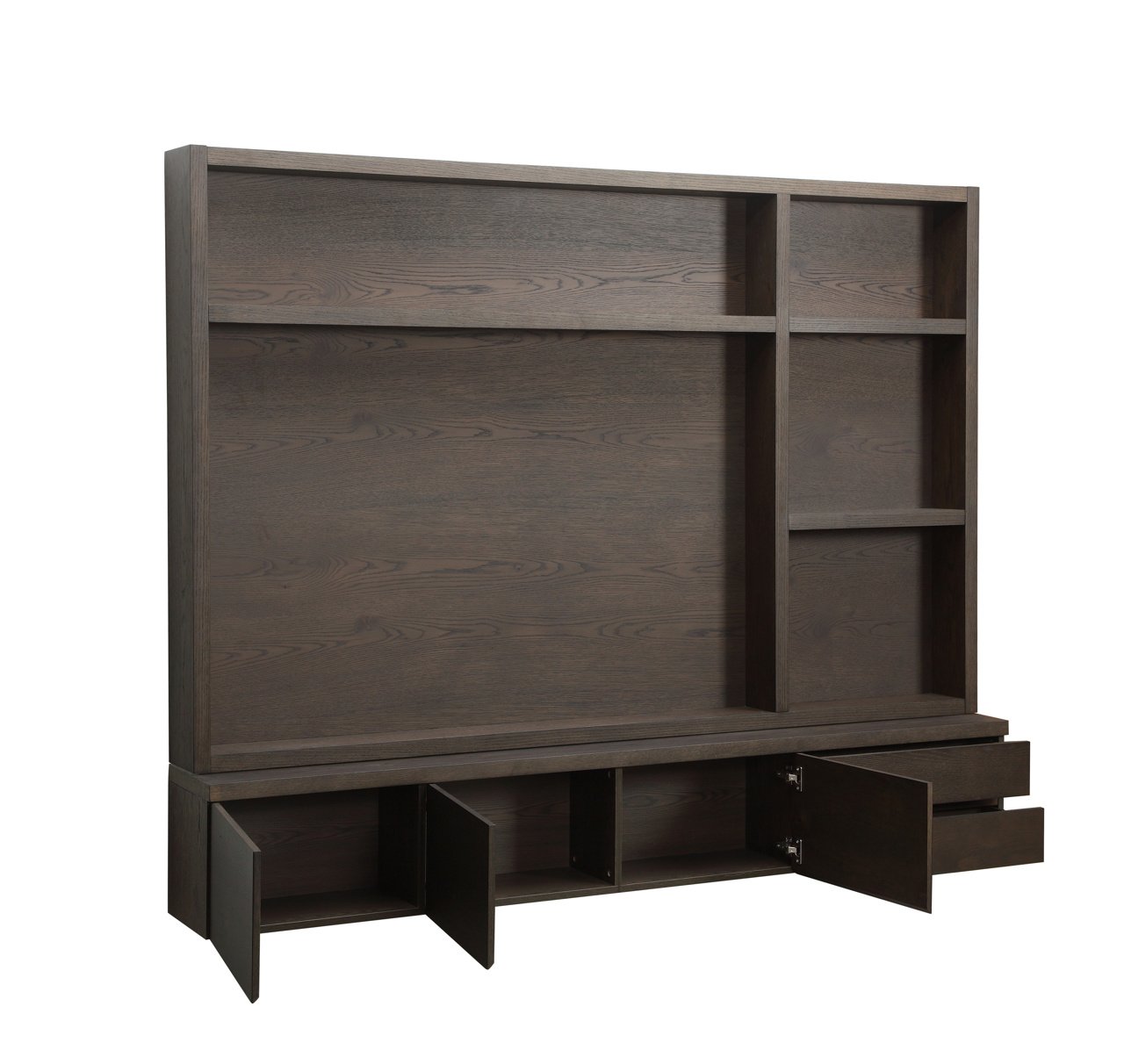 Tv-meubel Lachance Brown  3-doors 2-drawers