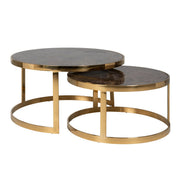 Salontafel Conrad Gold (set Of 2)