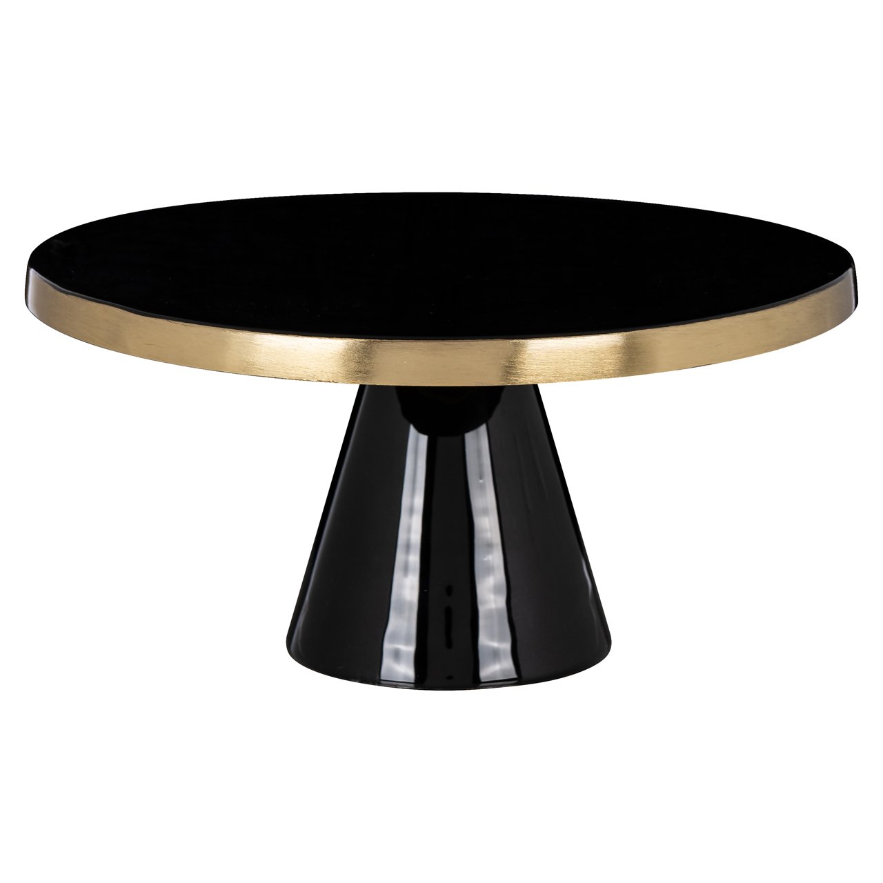 Taartplateau Elena Black/gold