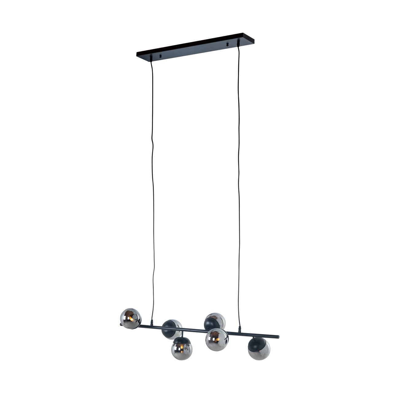 Chandelier Bente black smoked