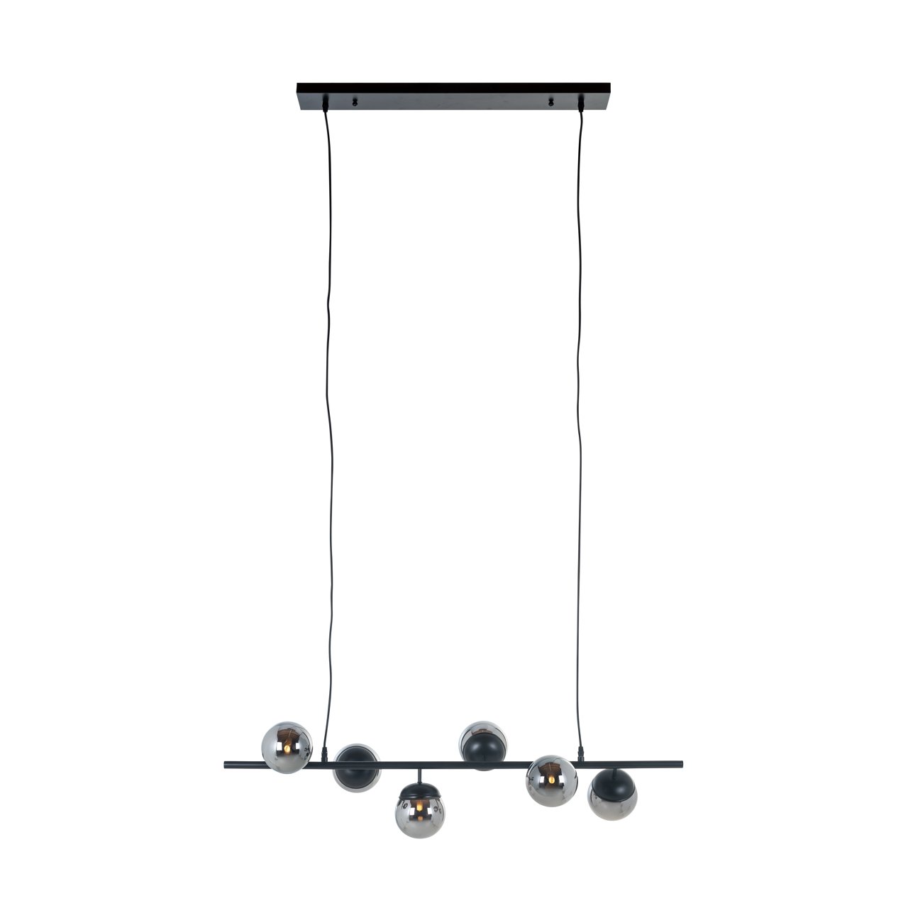Chandelier Bente black smoked