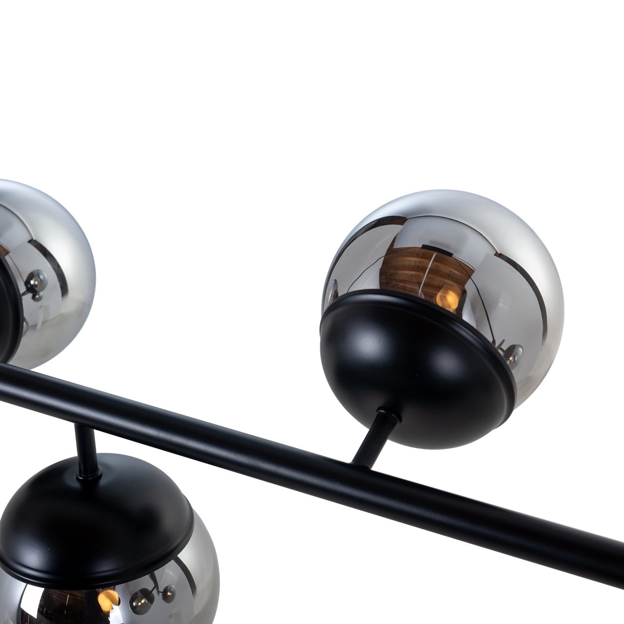 Chandelier Bente black smoked