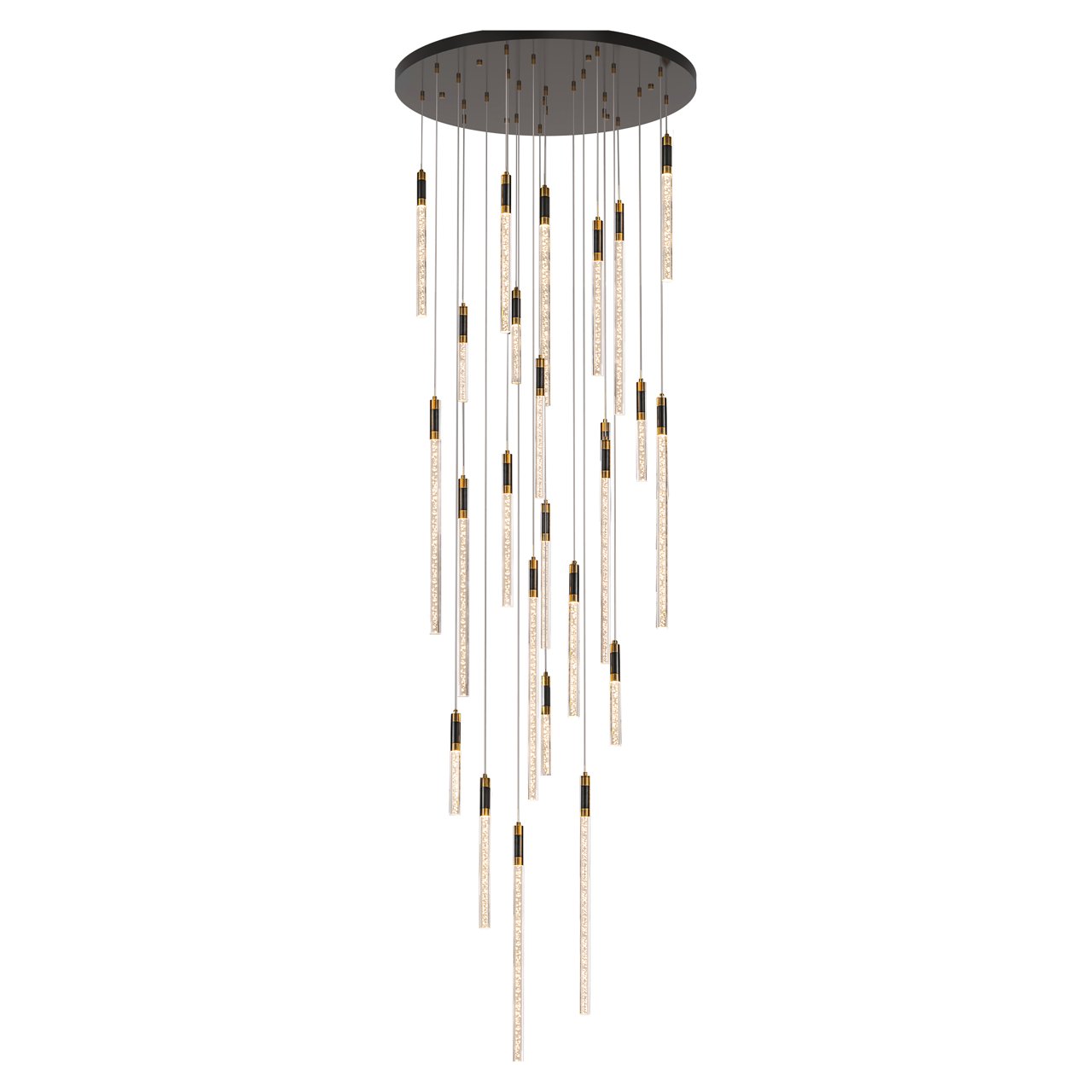 Hanglamp Crosley Black/gold