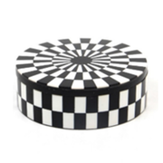 Opbergdoos Nore Black/white