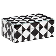 Opbergdoos Silas Black/white Small