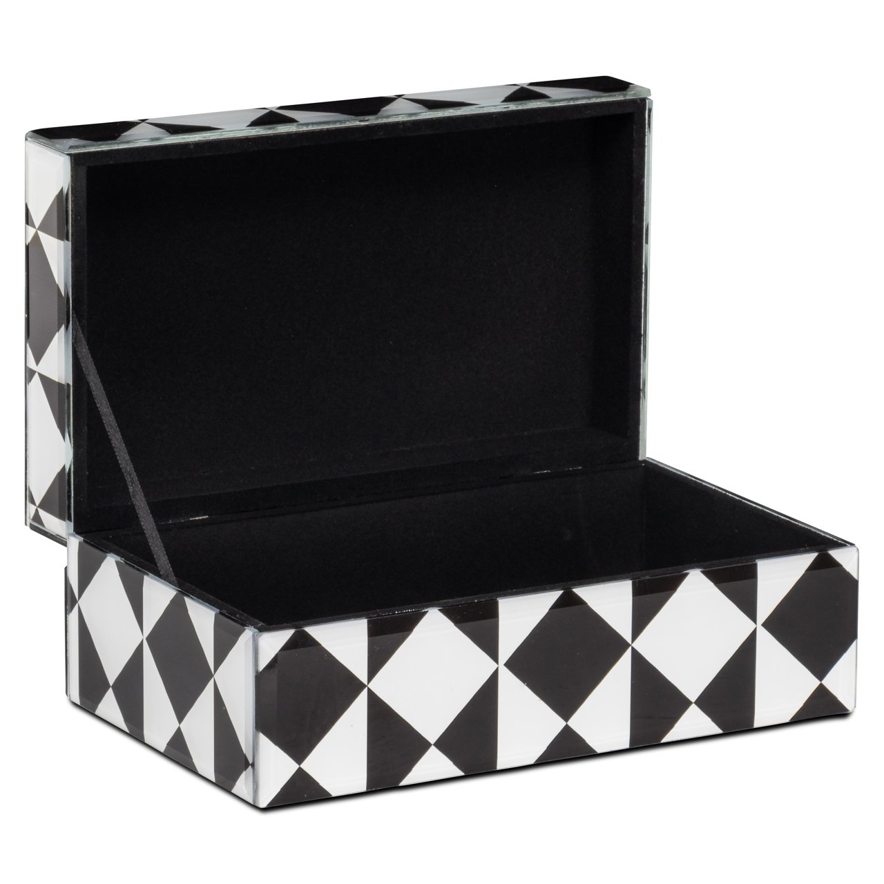 Opbergdoos Silas Black/white Small