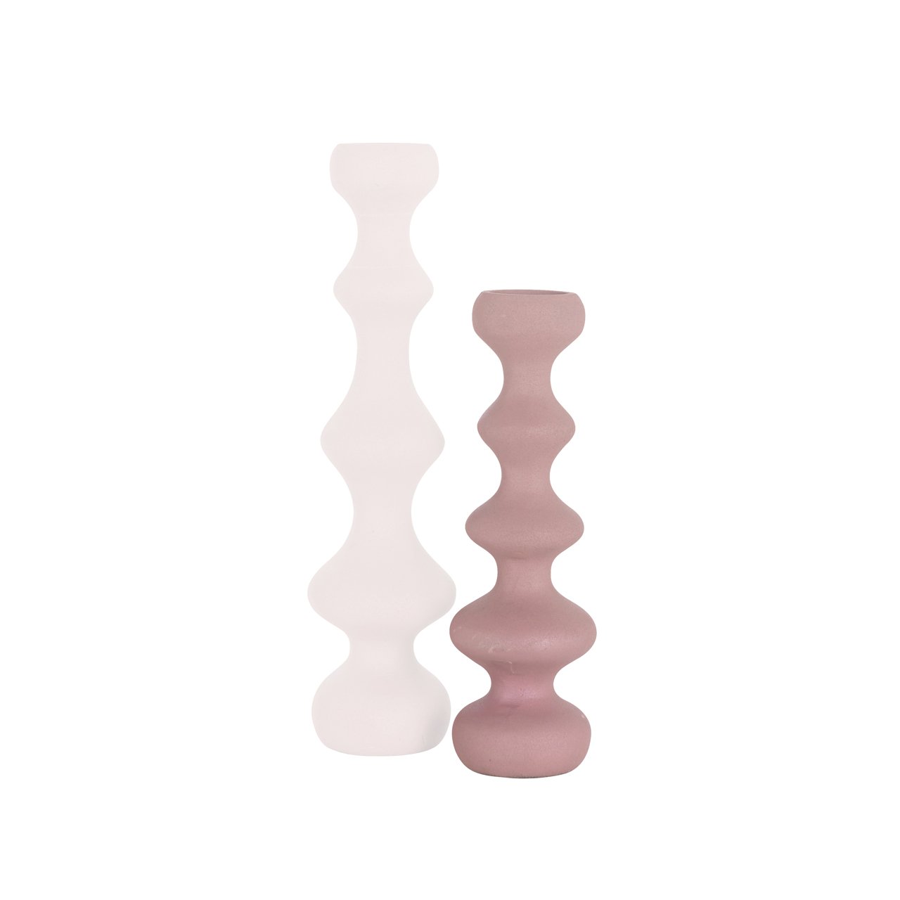 Candle holder Bijou pink small