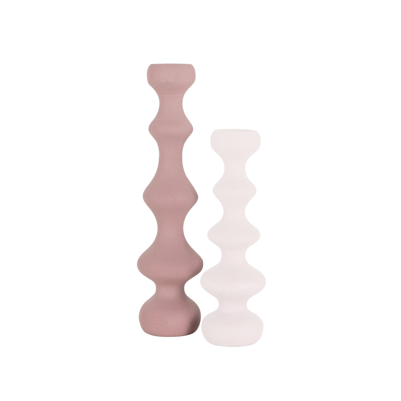 Candle holder Bijou pink large