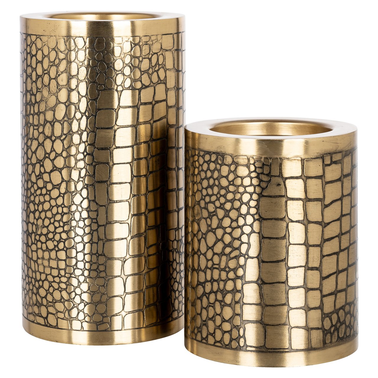 Candle holder Elyn gold large