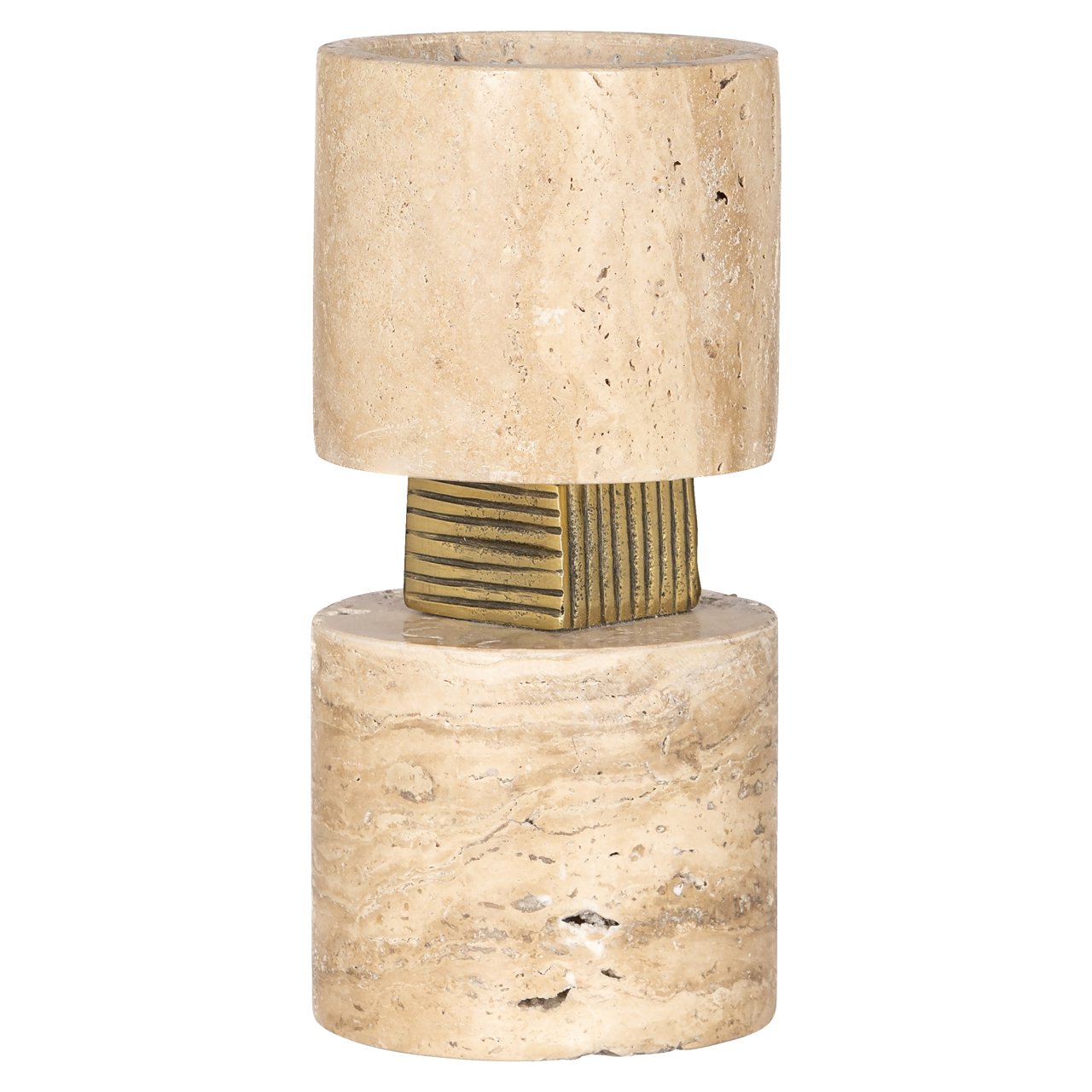 Candle holder Boaz beige small