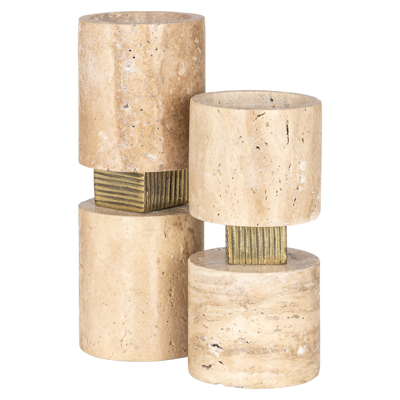 Candle holder Boaz beige small