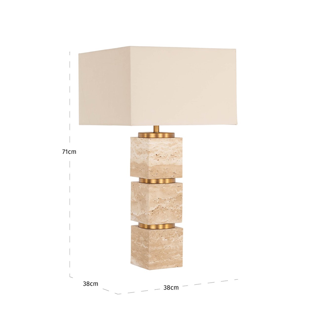 Tafellamp Jaella Beige