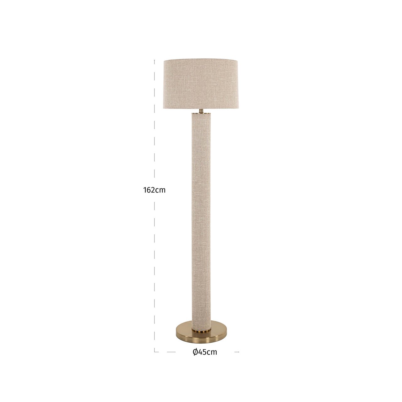 Vloerlamp Joline Beige