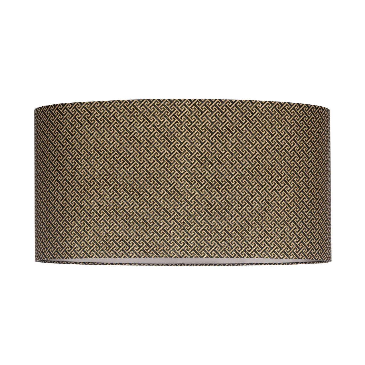 Lampshade Geo black oval