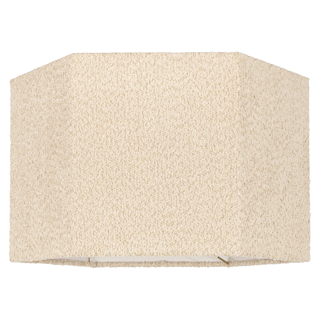 Lampshade Miley beige hexagonal