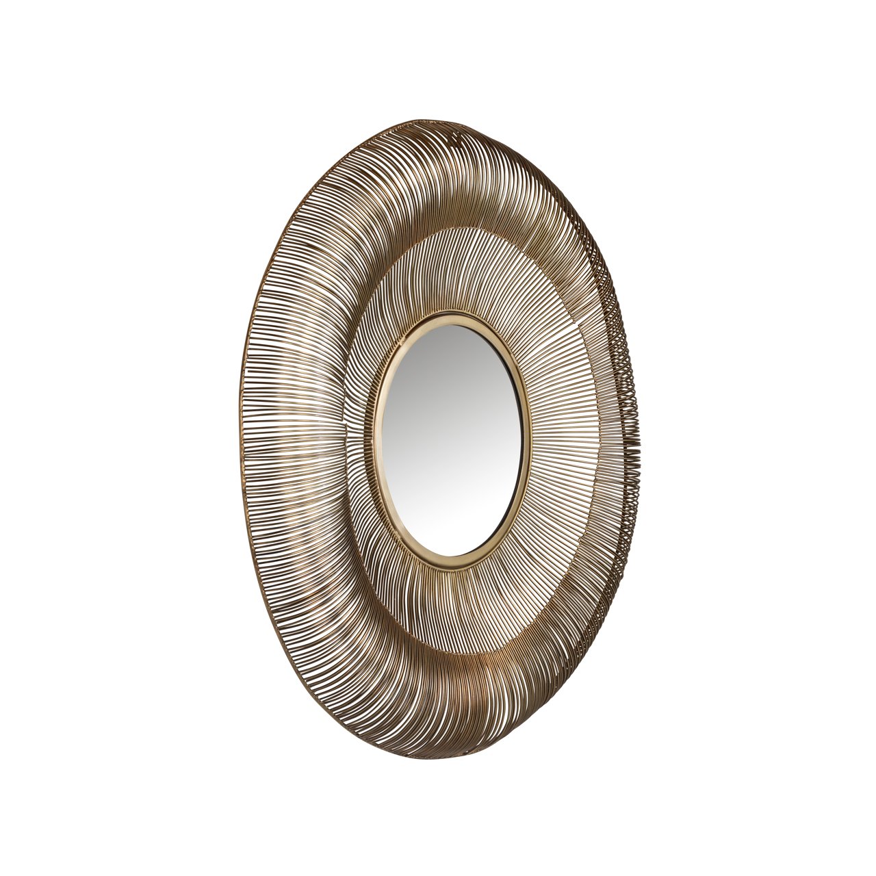 Spiegel Aliza brushed gold 76Ø