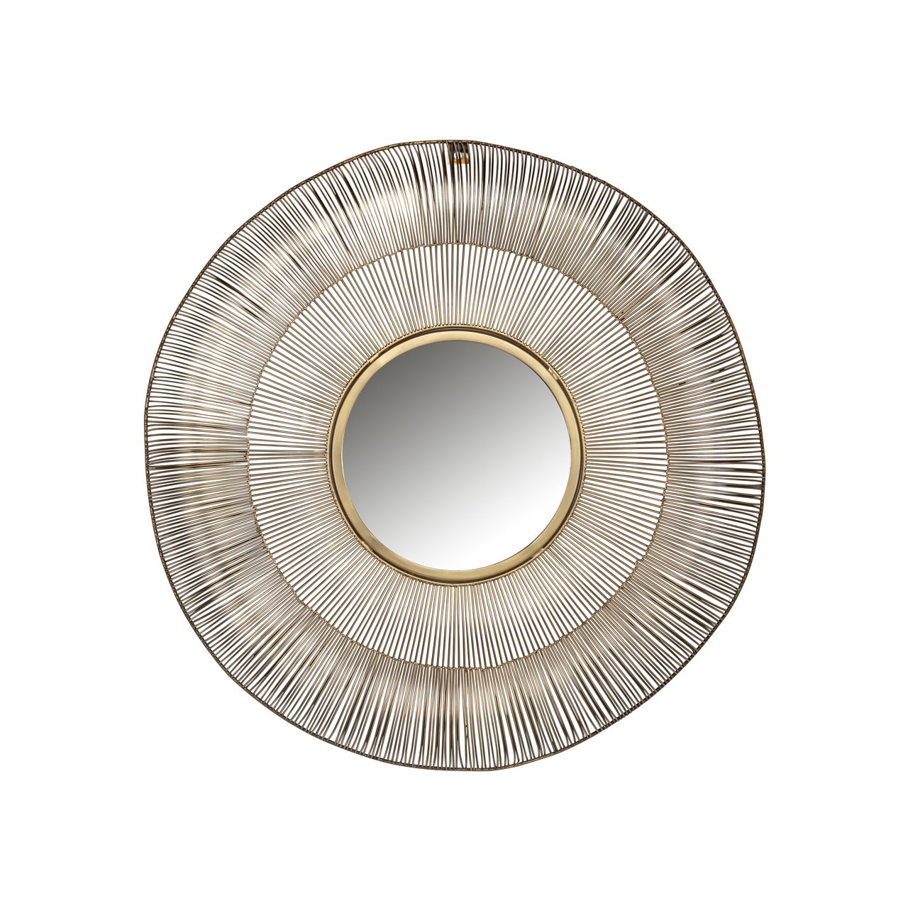 Spiegel Aliza brushed gold 76Ø