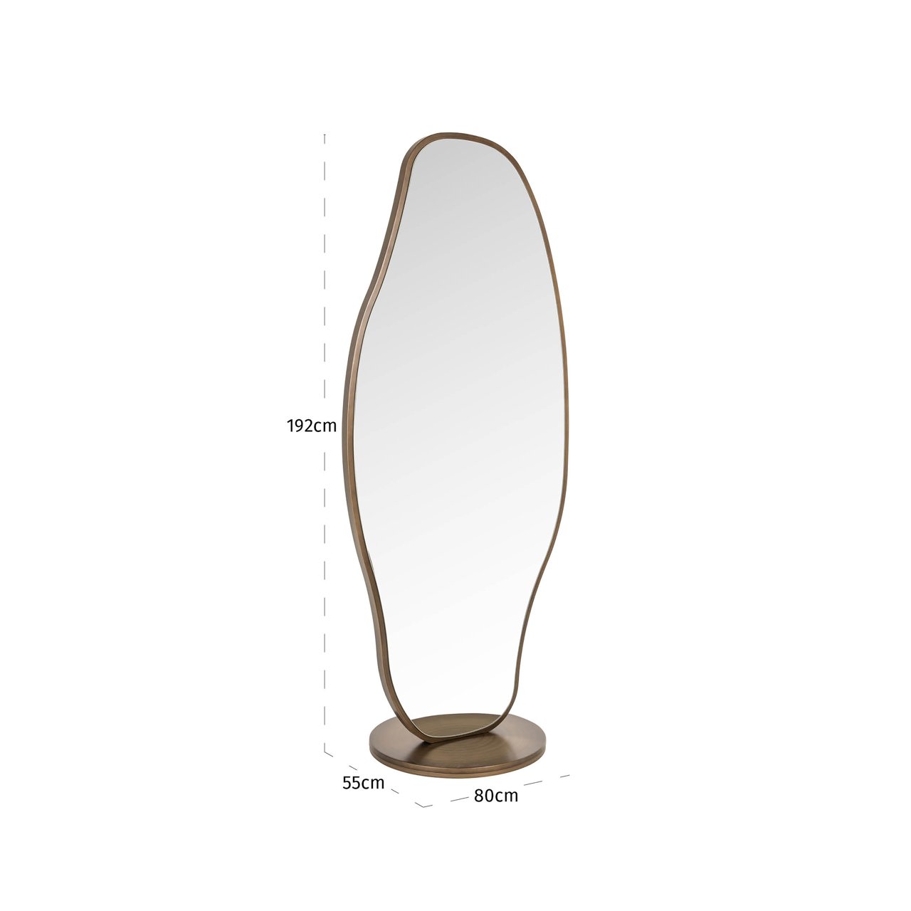 Spiegel Jalyce Brushed Gold