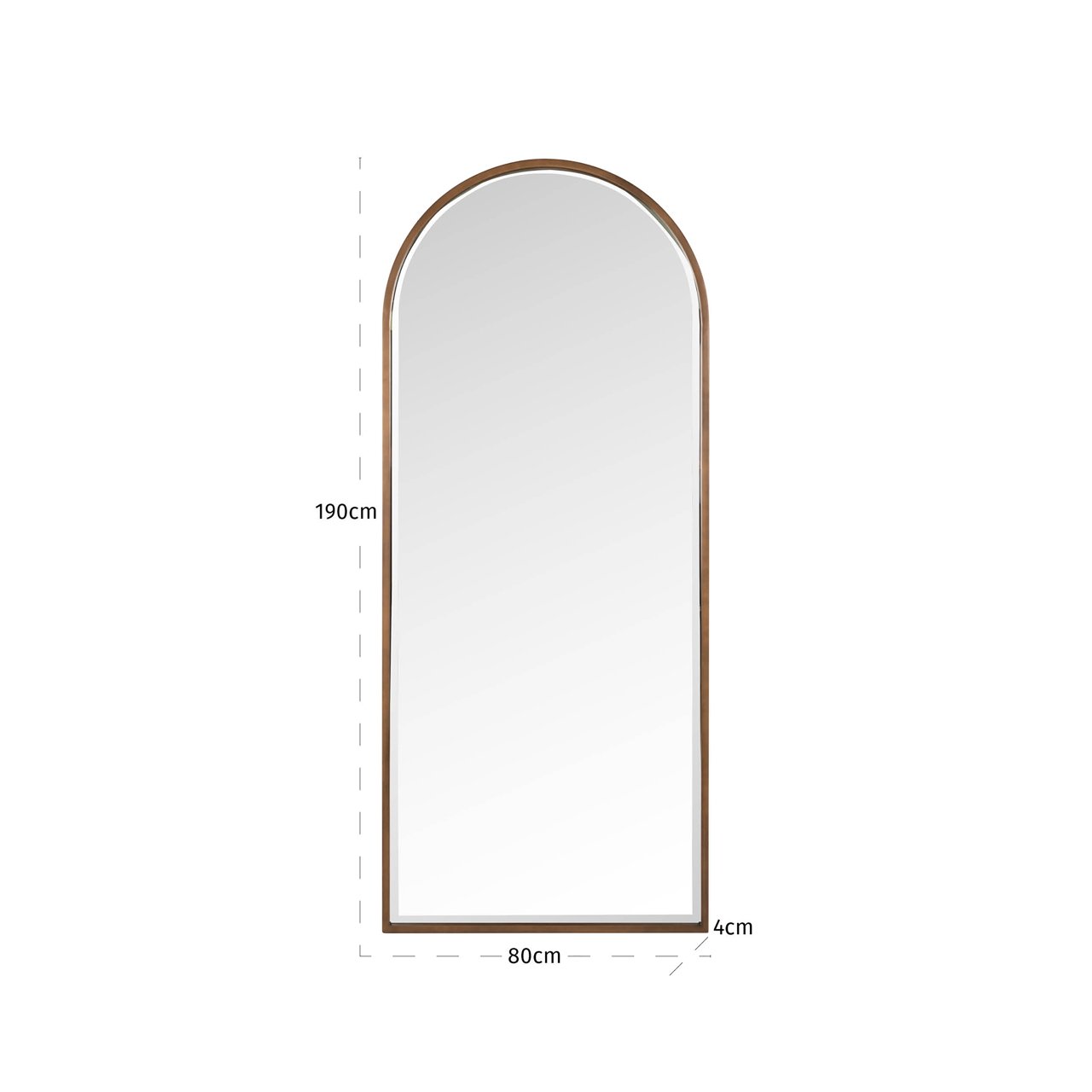 Spiegel Maylinn Brushed Gold