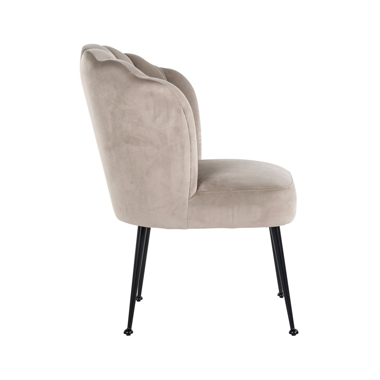 Eetkamerstoel Pippa khaki velvet