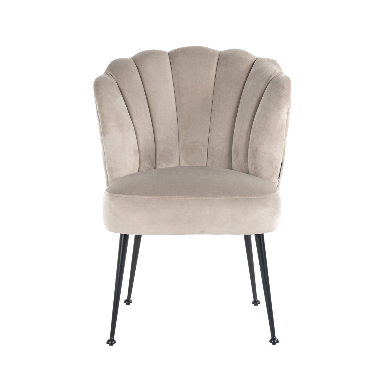 Eetkamerstoel Pippa khaki velvet