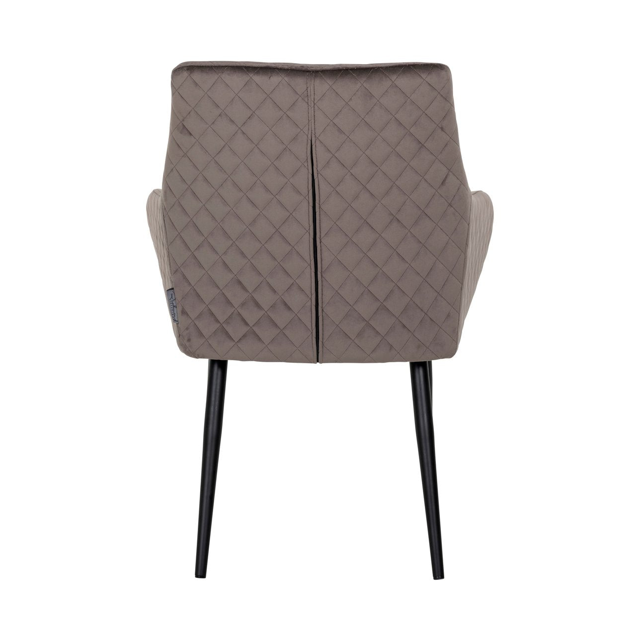 Dining chair Chrissy stone velvet (Set of 2)