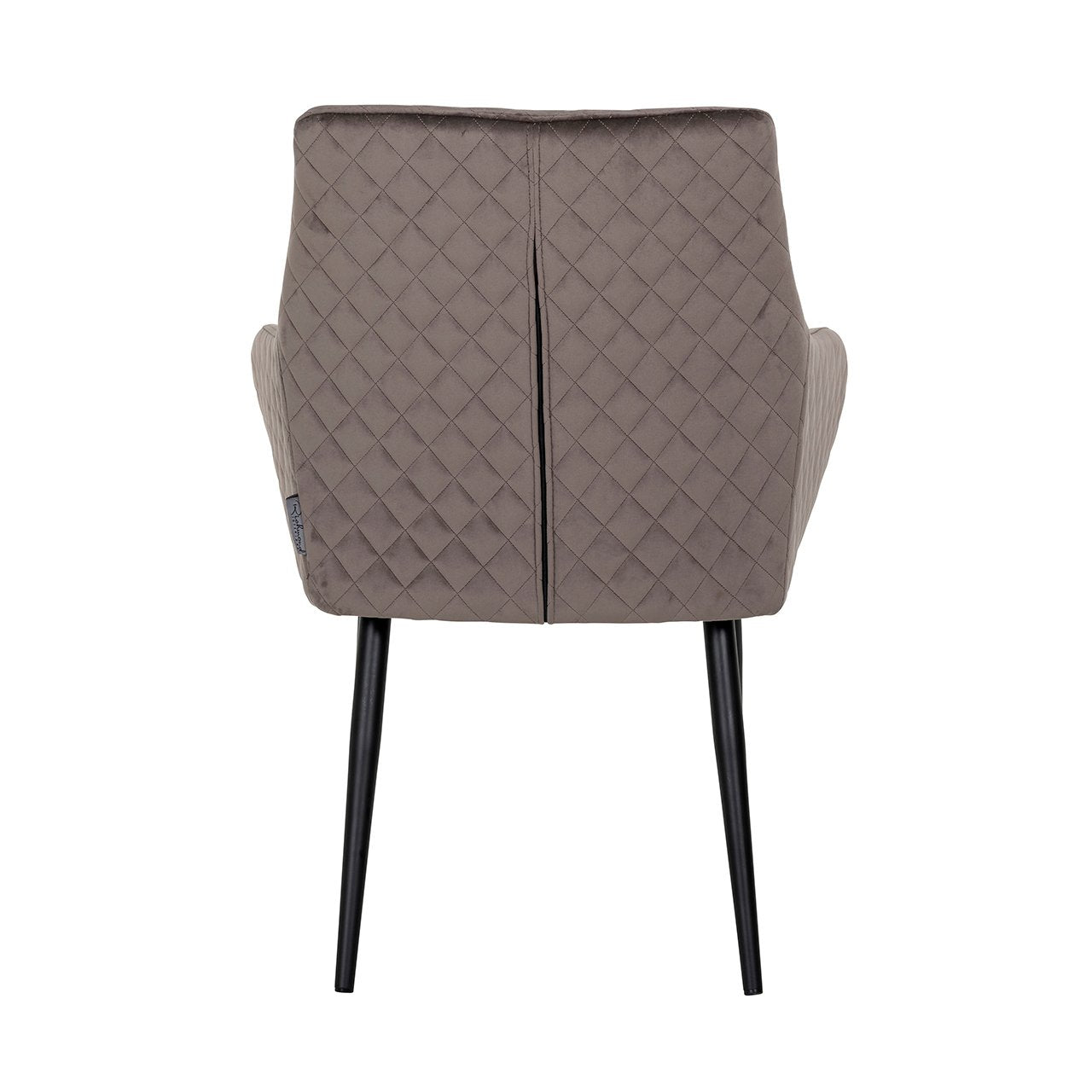 Dining chair Chrissy stone velvet (Set of 2)