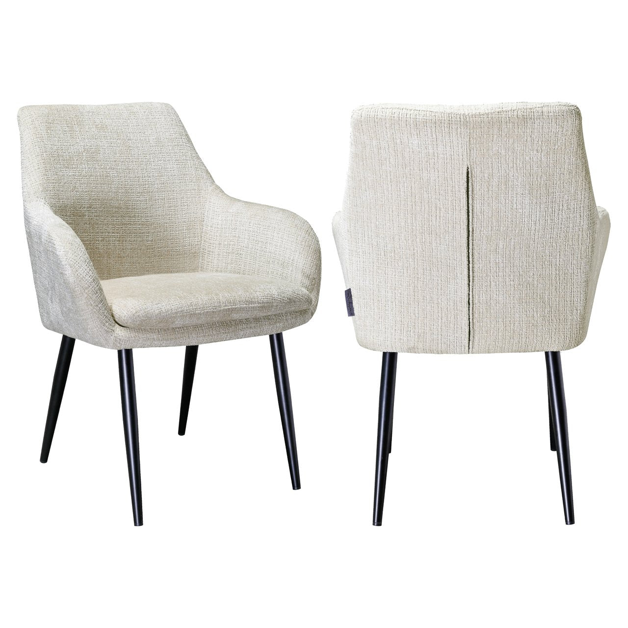 Eetkamerstoel Chrissy Niagara Beige (set Of 2)