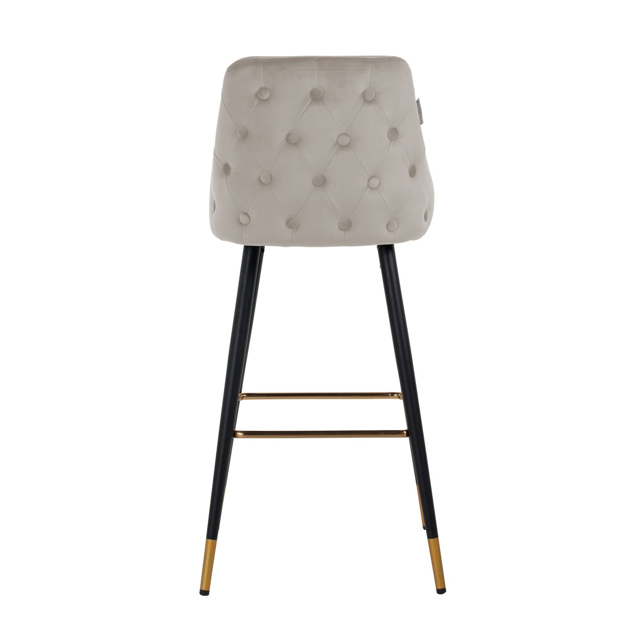 Barstoel Imani khaki velvet (Set of 2)