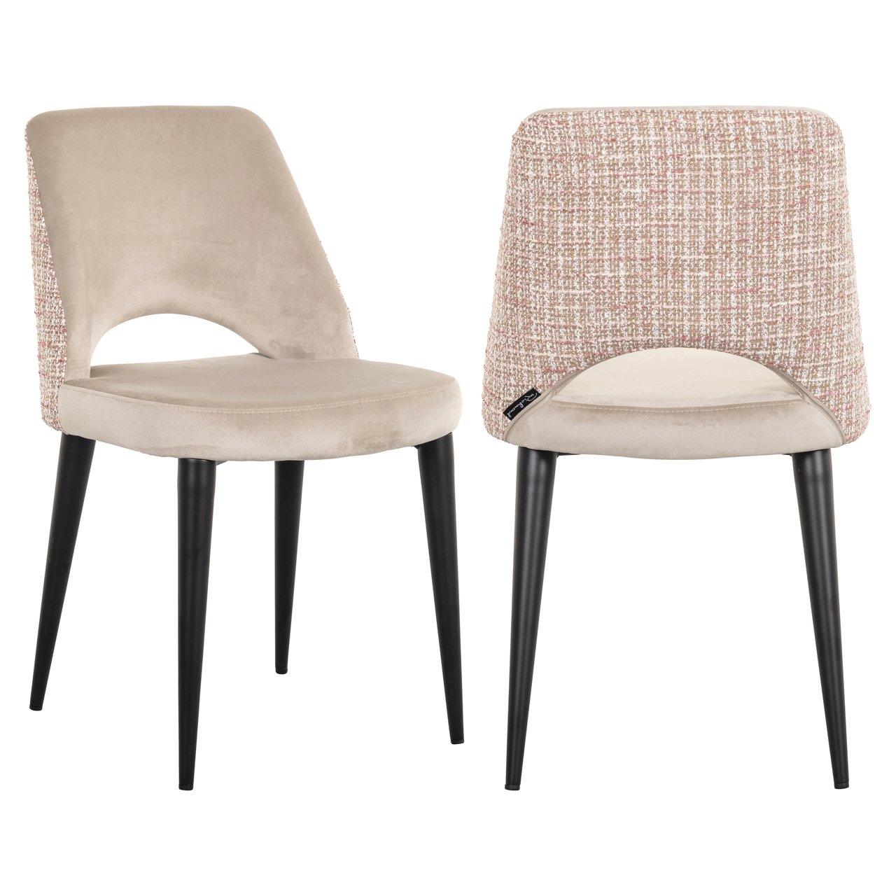Eetkamerstoel Tabitha Trendy Rose (set Of 2)