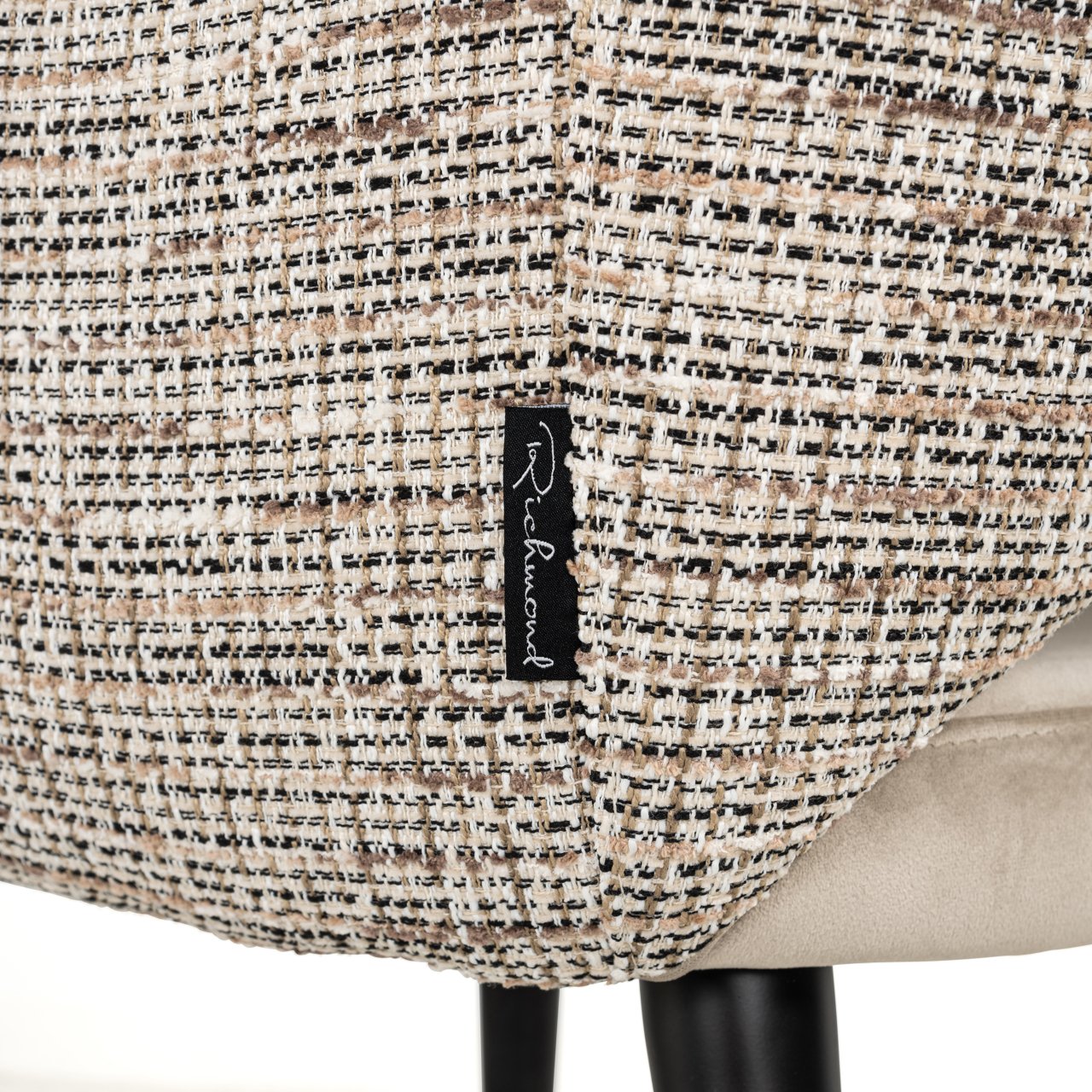 Eetkamerstoel Giovanna Trendy Nature / Khaki Velvet Fire Retardant