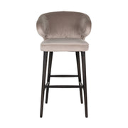 Barstoel Indigo khaki velvet