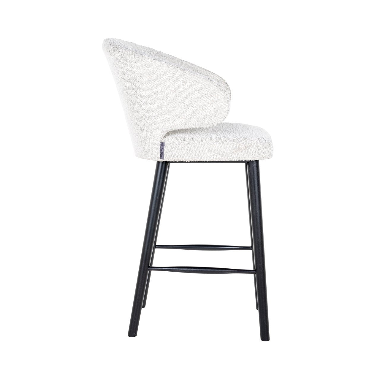 Barstoel Indigo White Bouclé