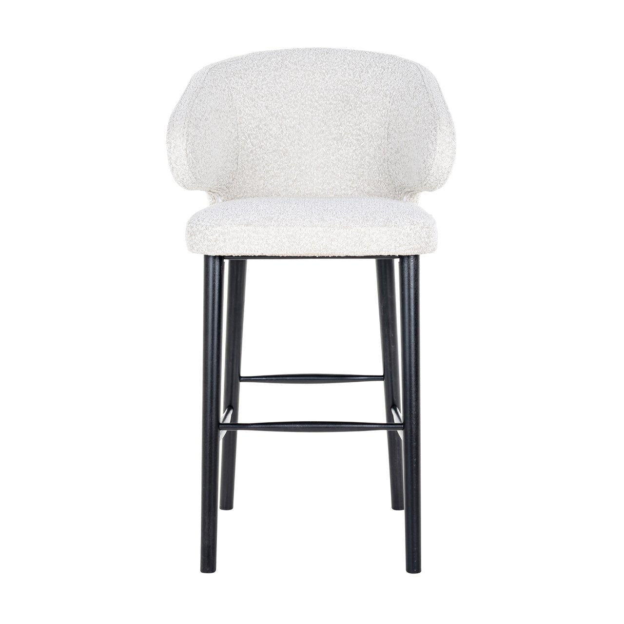 Barstoel Indigo White Bouclé