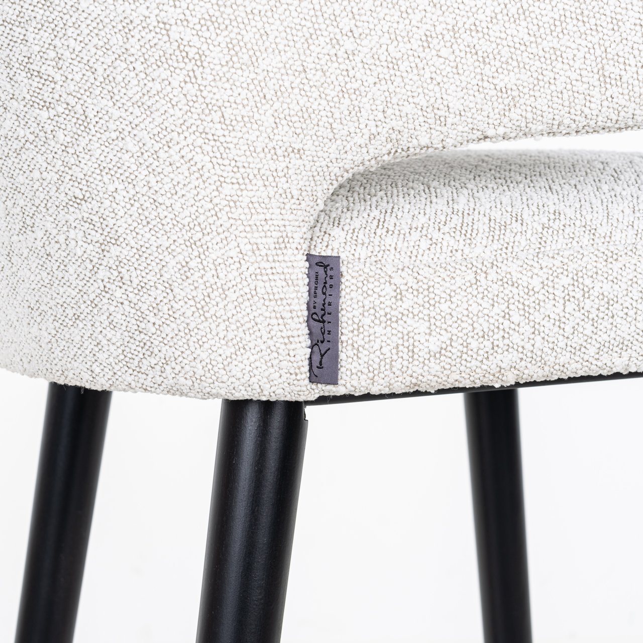 Barstoel Indigo White Bouclé
