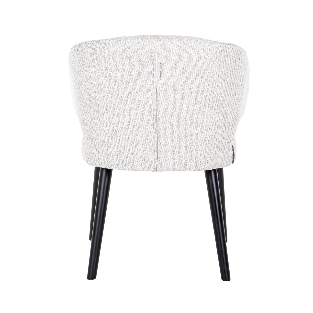 Dining chair Indigo white bouclé