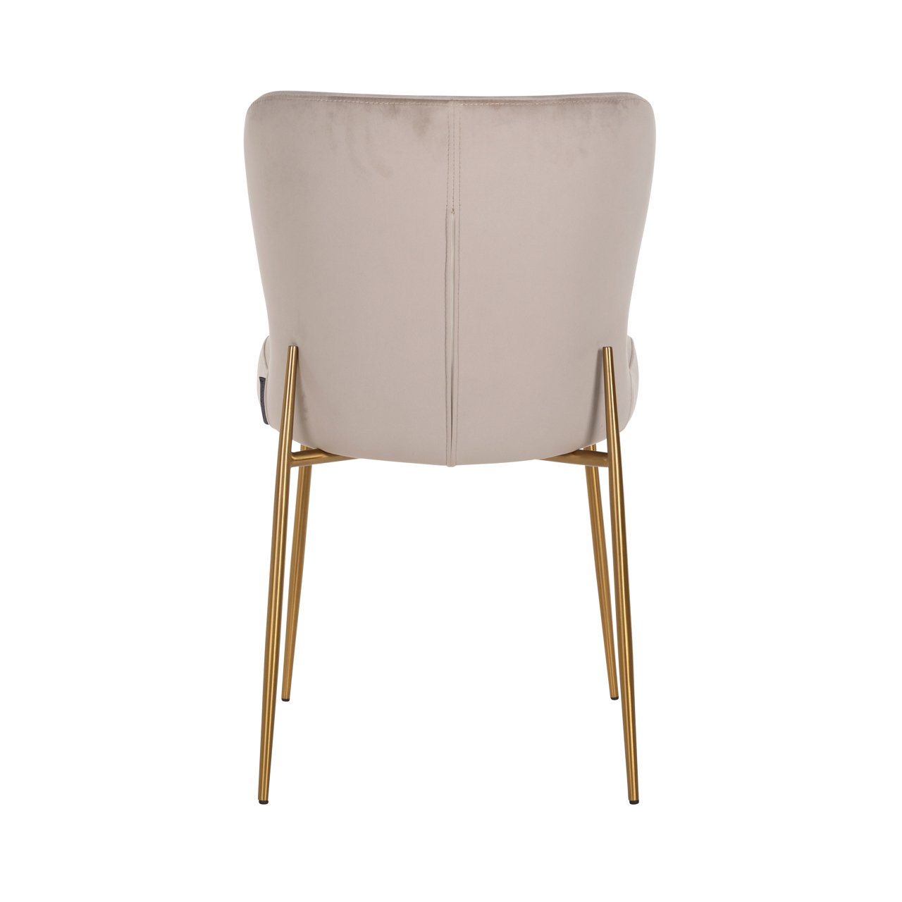 Eetkamerstoel Odessa Khaki Velvet Fire Retardant (set Of 2)