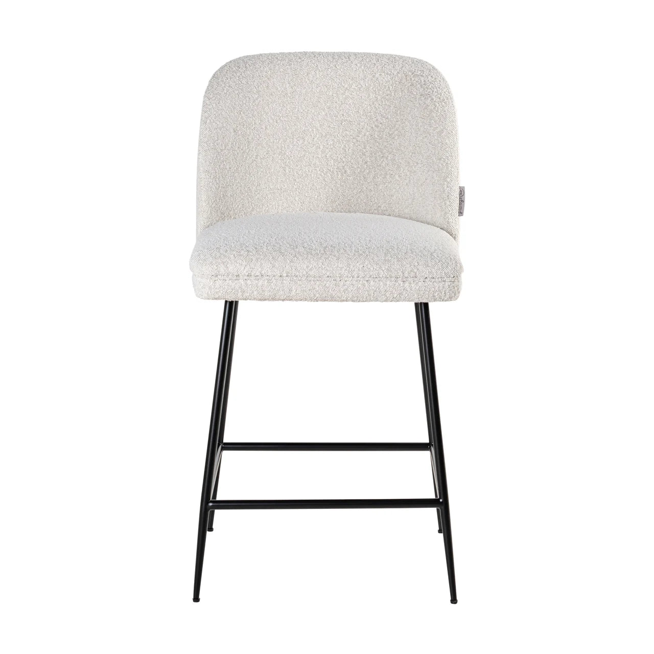 Counterstoel Pullitzer White Bouclé
