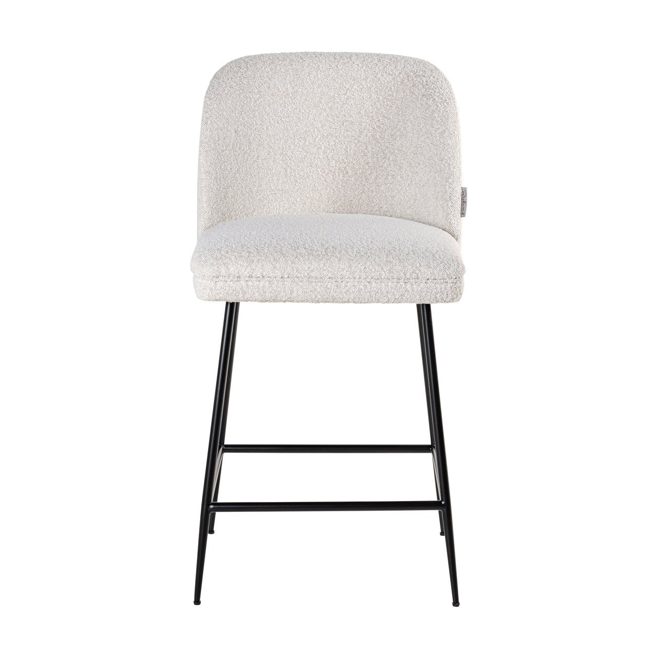 Counterstoel Pullitzer White Bouclé
