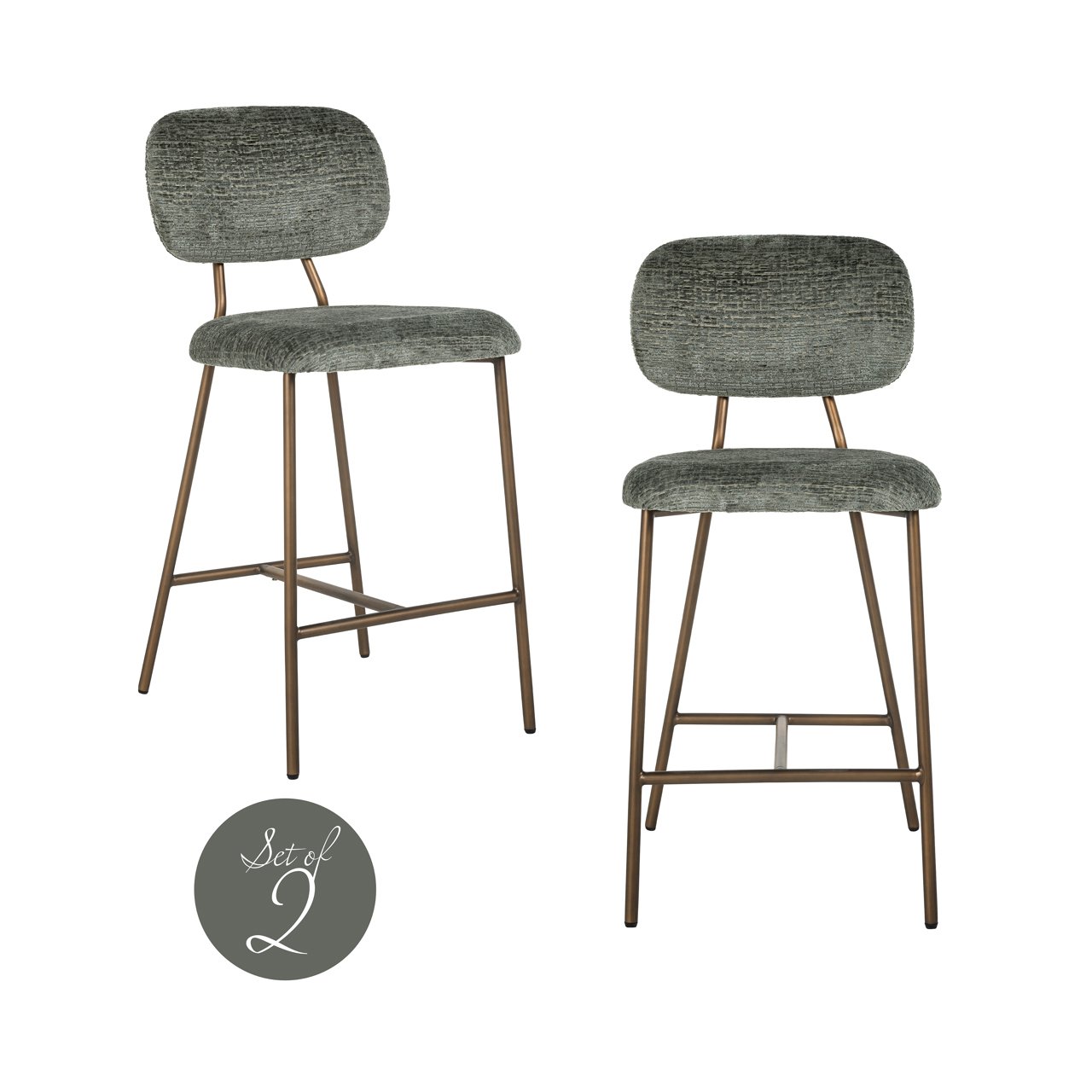 Counterstoel Xenia thyme fusion (Set of 2)