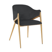 Eetkamerstoel Gwen Quartz Anthracite Fire Retardant