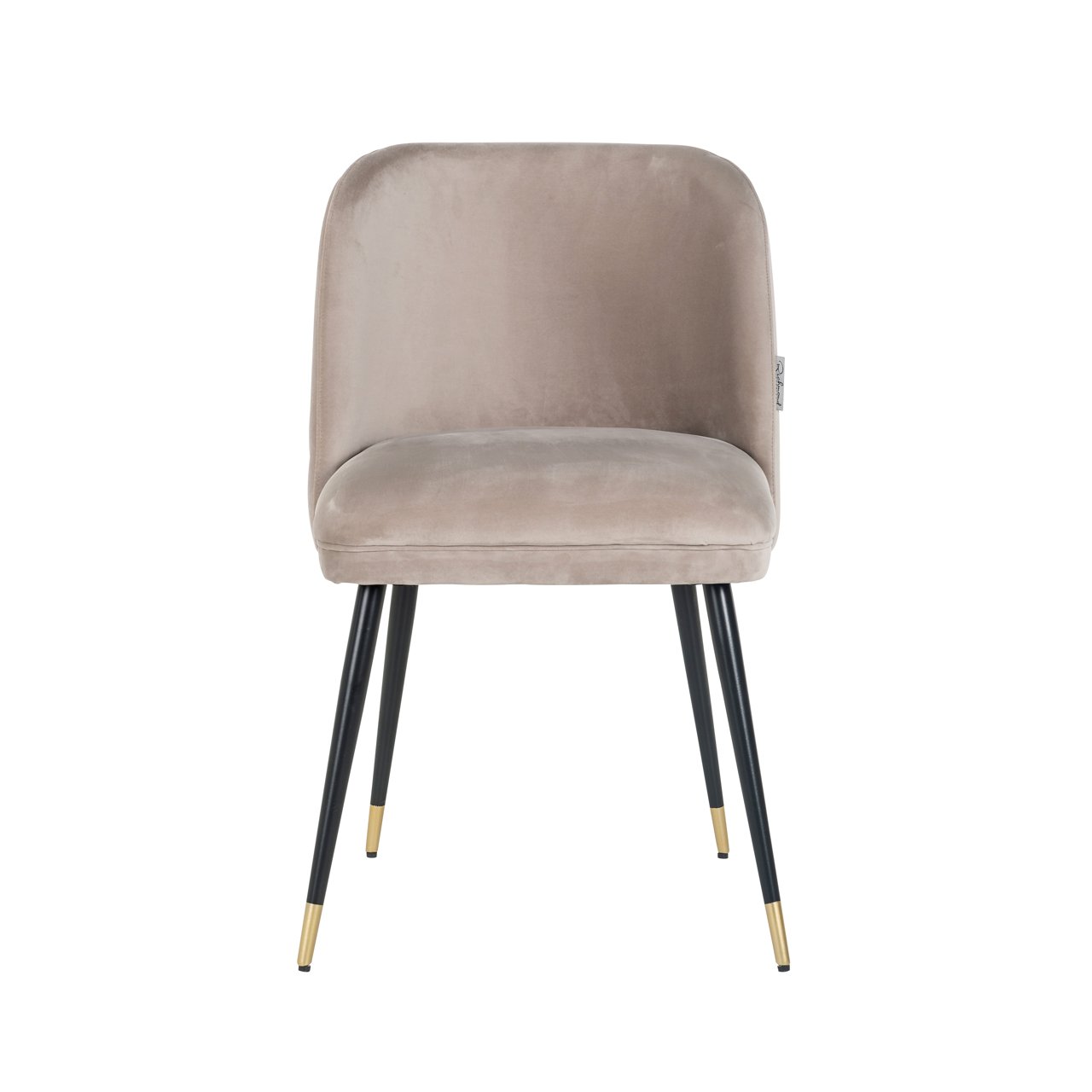 Eetkamerstoel Alicia Khaki Velvet Fire Retardant