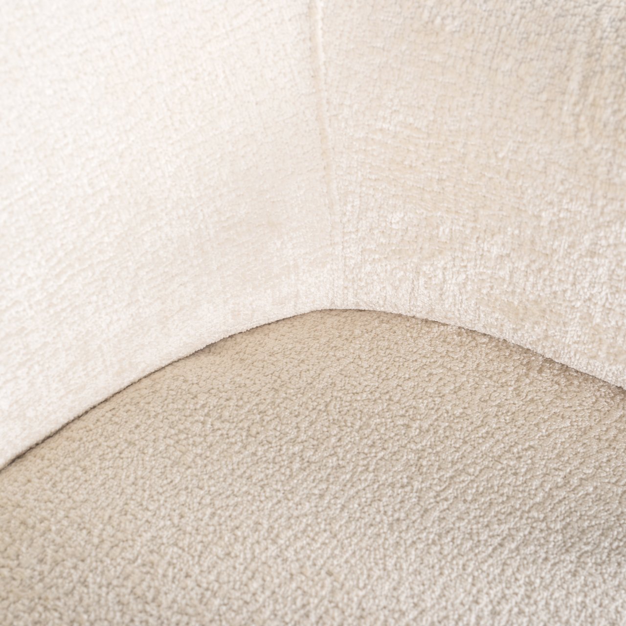 Lounge Stoel Venus White Chenille