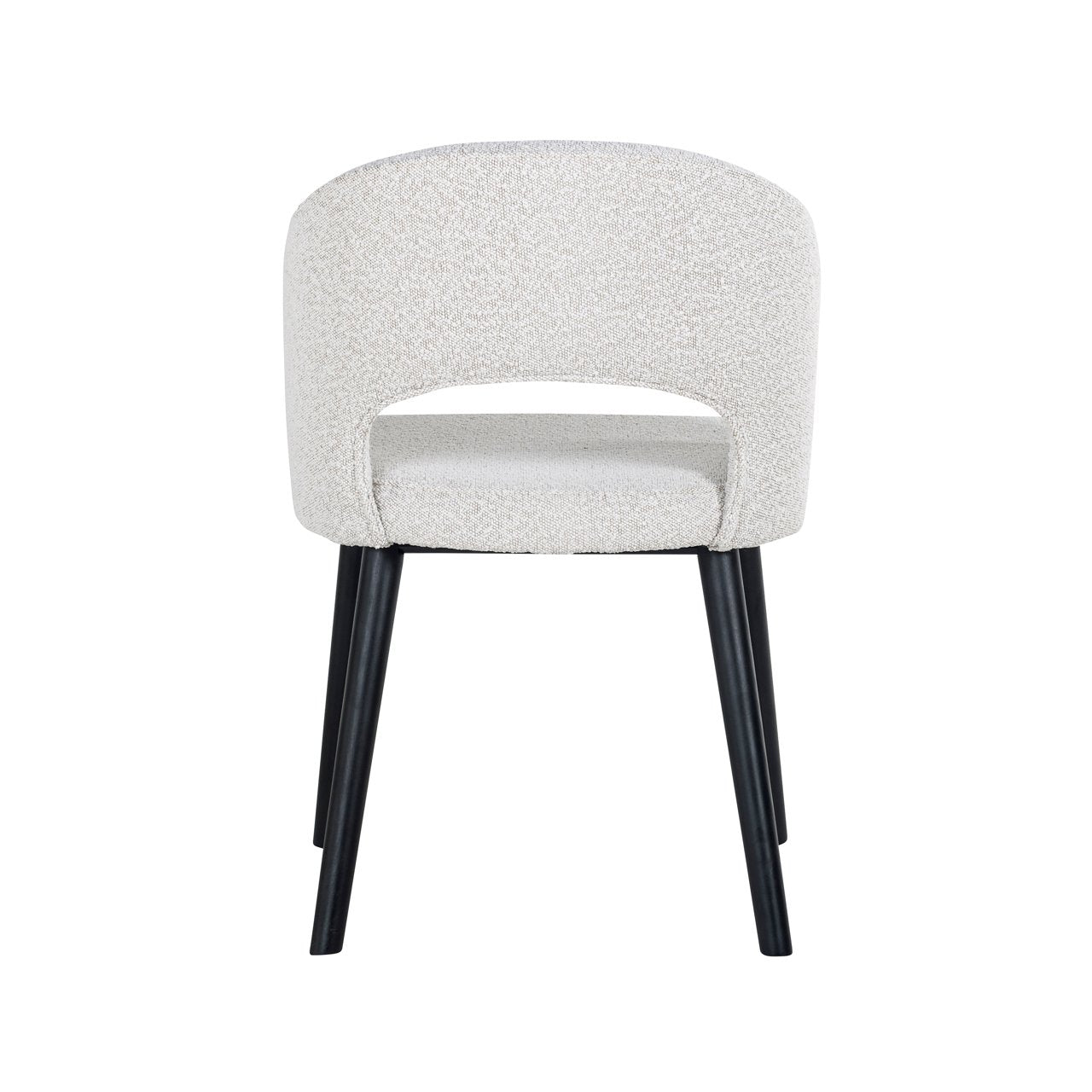 Eetkamerstoel Savoy White Bouclé
